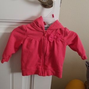 Pink baby sweater
